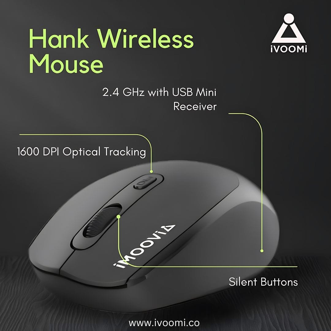 iVoomi Hank Mouse.iVoomi Hank Mouse - Precision and Comfort in Every Click