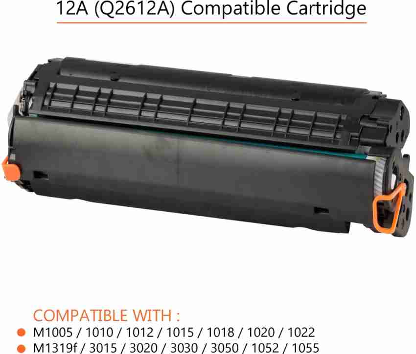 HP 12A Black LaserJet Toner Cartridge - (Q2612A) for hp 1005 ,1020, canone lbp 2900b